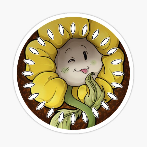 Evil Flowey the Flower Sticker for Sale by Metasaki