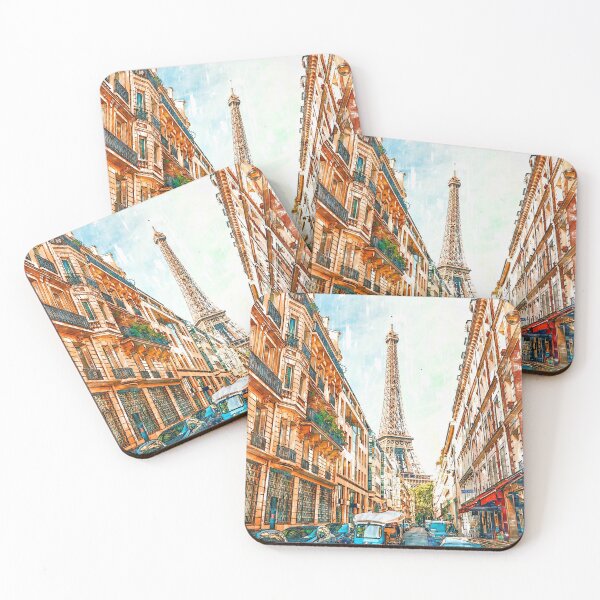 Item preview, Paris City Street Vintage Eiffel Tower. For Eiffel Tower & Paris Lovers. designed and sold by ColortrixArt.