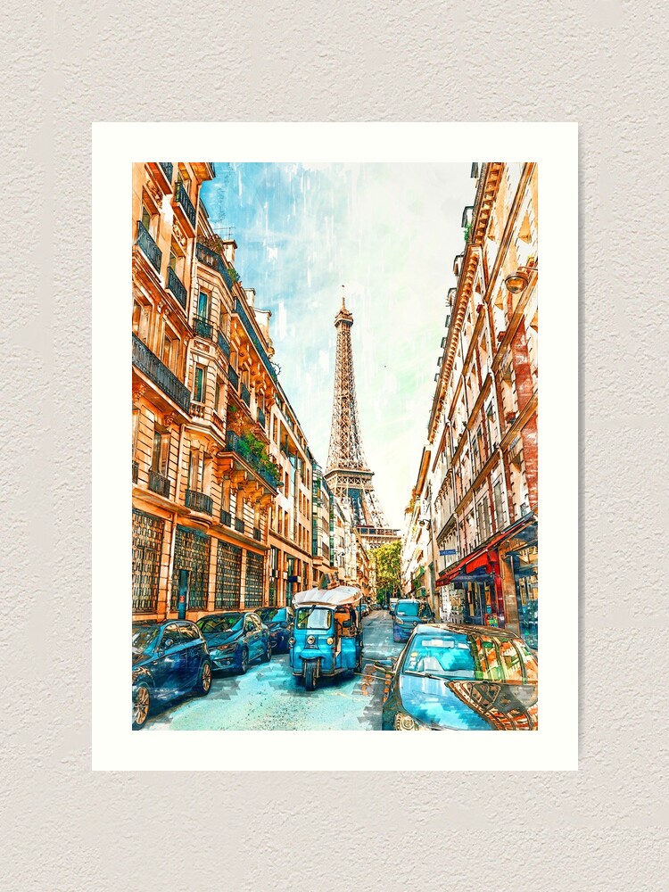 絵画+タペストリー LITHOGRAPHIES  PARIS  VISION  NOVELLE Liudmila Kondakova - April in Paris – Martin Lawrence Galleries