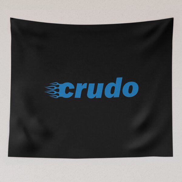 Item preview, Blue Crudo With Fire designed and sold by CrudoMerch.
