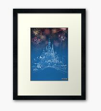 Theme Park Castle Framed Print