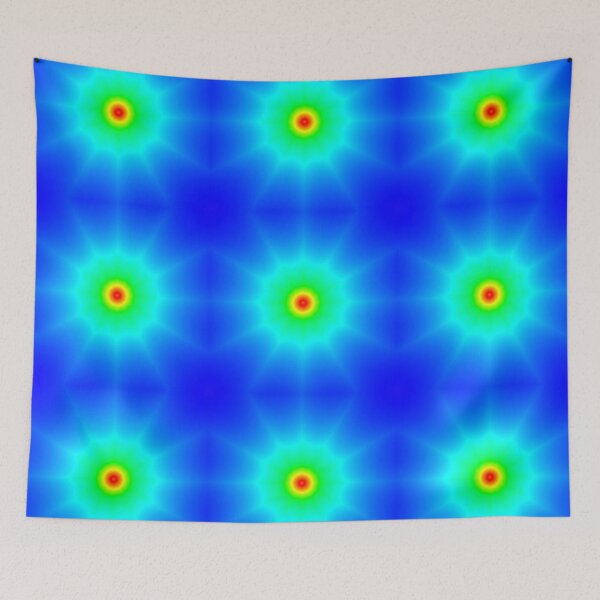 Artikelvorschau, Kaleidoscope Star Multicolor - Blue Rainbow Color Mandala entworfen und verkauft von gphotobox.