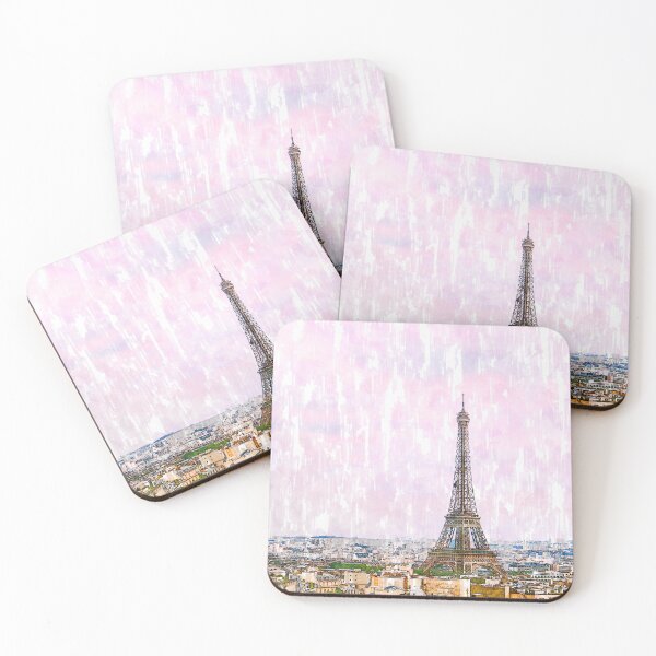 Item preview, Eiffel Tower Paris Rooftops. For Eiffel Tower & Paris Lovers. designed and sold by ColortrixArt.