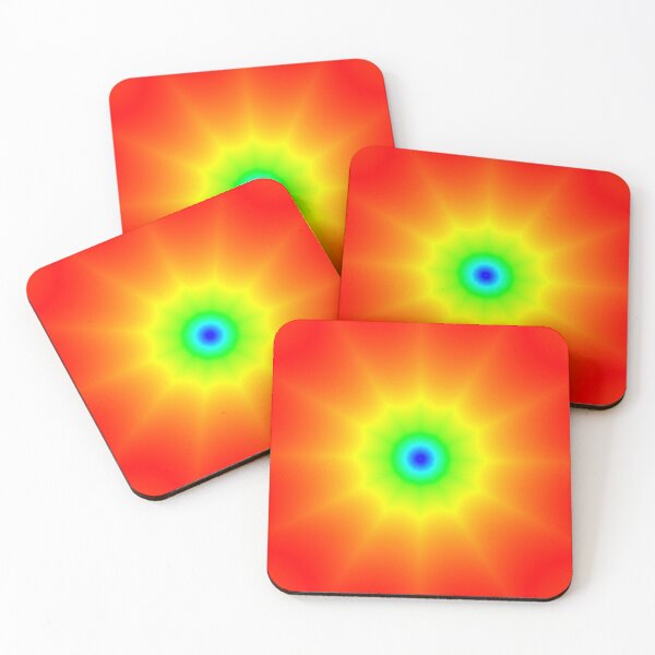Artikelvorschau, Kaleidoscope Star Multicolor - Red Rainbow Color Mandala entworfen und verkauft von gphotobox.