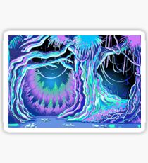 Magic Tale Blacklight Forest Background Sticker