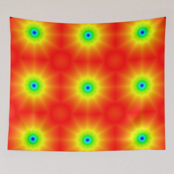 Artikelvorschau, Kaleidoscope Star Multicolor - Red Rainbow Color Mandala entworfen und verkauft von gphotobox.