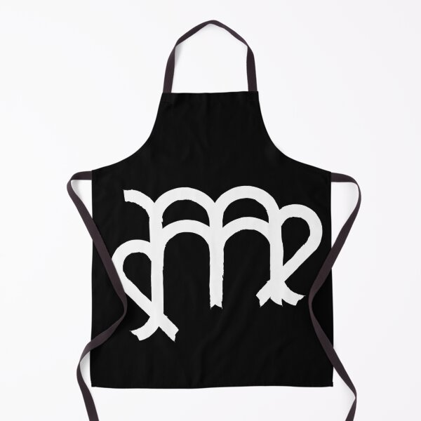 Item preview, Virgo and Virgo Combined Zodiac Signs Double Horoscope Symbols in White designed and sold by Zodiafy-Designs.