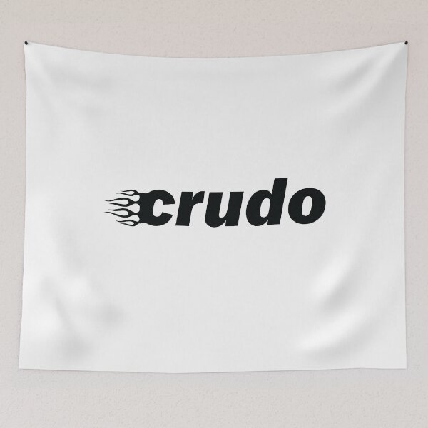 Item preview, Black Crudo With Fire designed and sold by CrudoMerch.