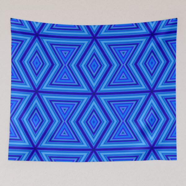 Artikelvorschau, Kaleidoscope Star Multicolor II - Blue Ice Color Mandala entworfen und verkauft von gphotobox.