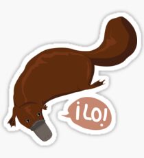 Mr Platipus Sticker