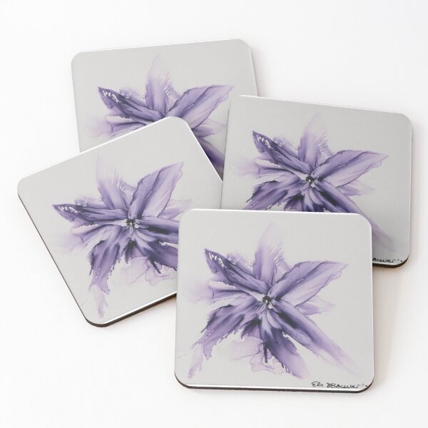 Item preview, Flower purple KleurRijk Els Delacourt designed and sold by KleurRijk.
