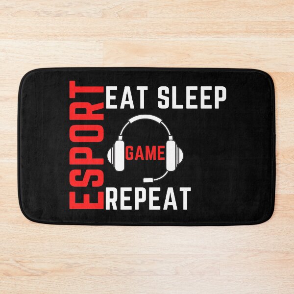 Item preview, Esport eat sleep game repeat designed and sold by Nanahnania.