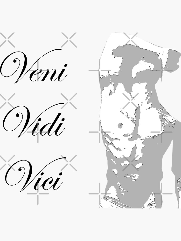 Zyzz Veni Vidi Vici Calli text' Sticker