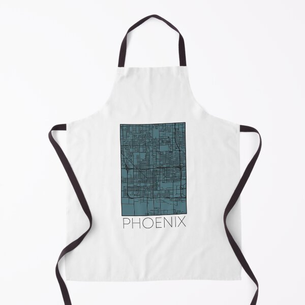 Item preview, Phoenix Street Map Black and Blue designed and sold by HelloGentry.