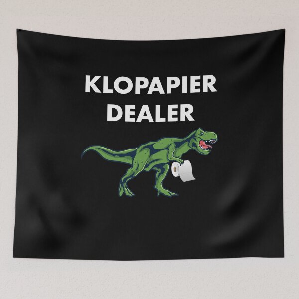 Item preview, Toilet paper dealer T-Rex Dino saying design gift design designed and sold by InesK-Design.