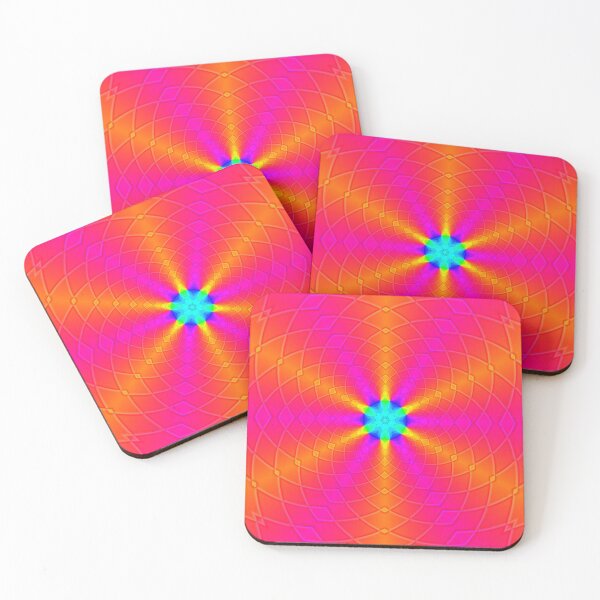 Artikelvorschau, Kaleidoscope Star Multicolor II - Red Rainbow Color Mandala entworfen und verkauft von gphotobox.