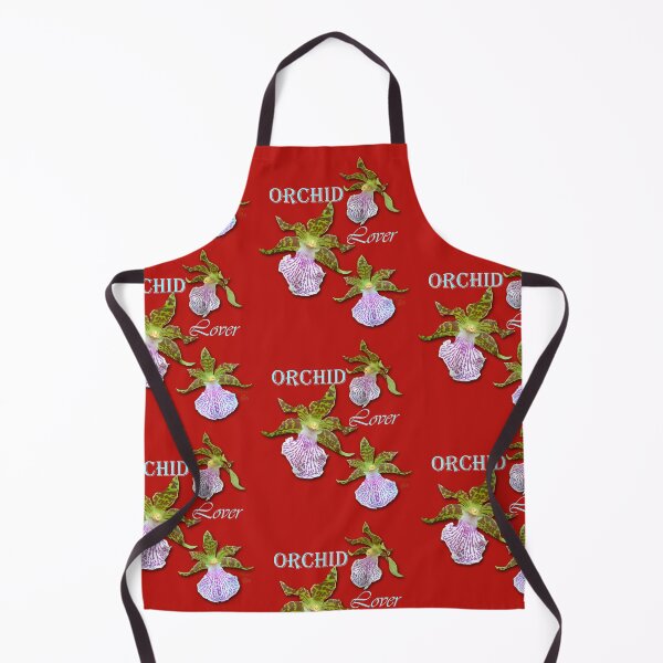 Item preview, Lover Green Purple Tiger Orchids Red Background designed and sold by SpiritGifts.