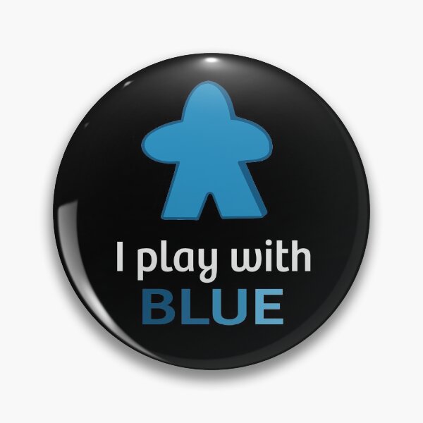 Artikelvorschau, Ich spiele mit Blue Boardgame Meeples entworfen und verkauft von Creacats.