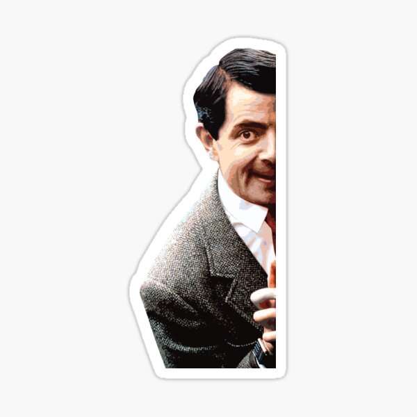 Mr Bean Stickers | Redbubble