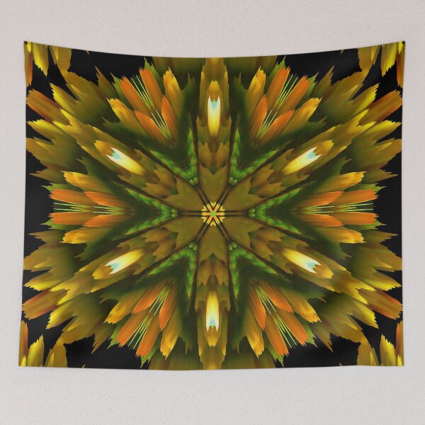 Item preview, glitchy star mandala designed and sold by haroulita.