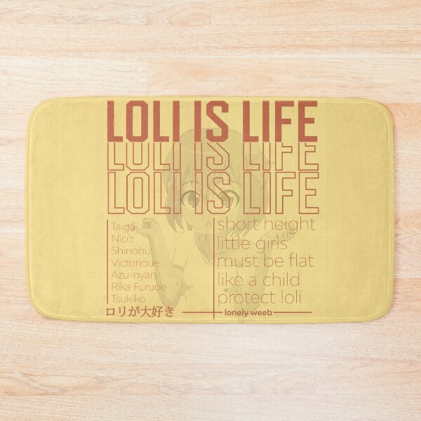 Item preview, Aesthetic 'loli is life' designed and sold by lonelyweebshop.