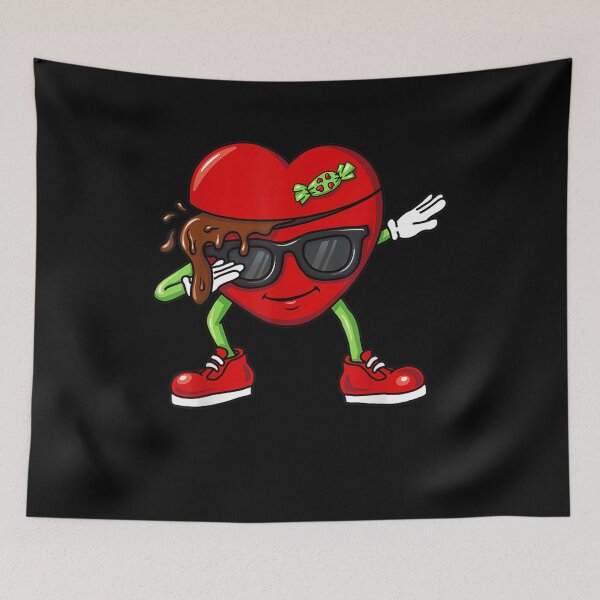 Item preview, Boys Girls Valentines Day Dabbing Heart Kids Funny Valentine designed and sold by shirleyfinley.