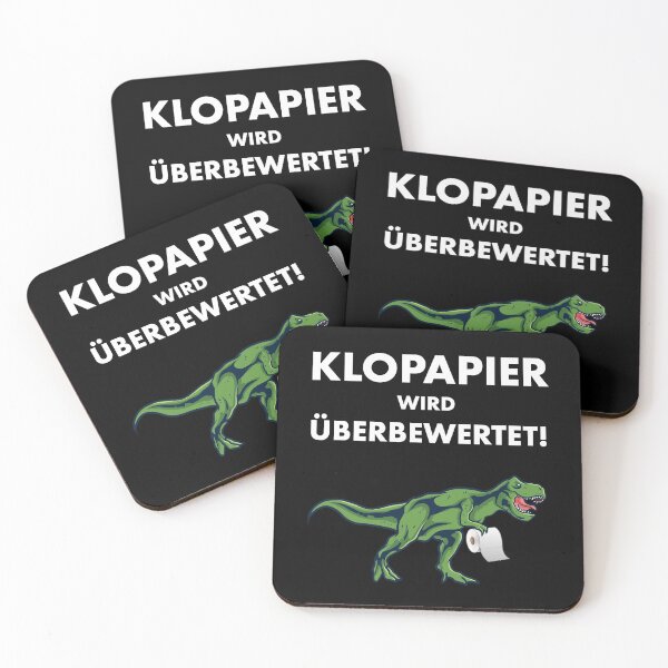Item preview, Toilet paper overrated T-Rex Dino saying design gift design designed and sold by InesK-Design.