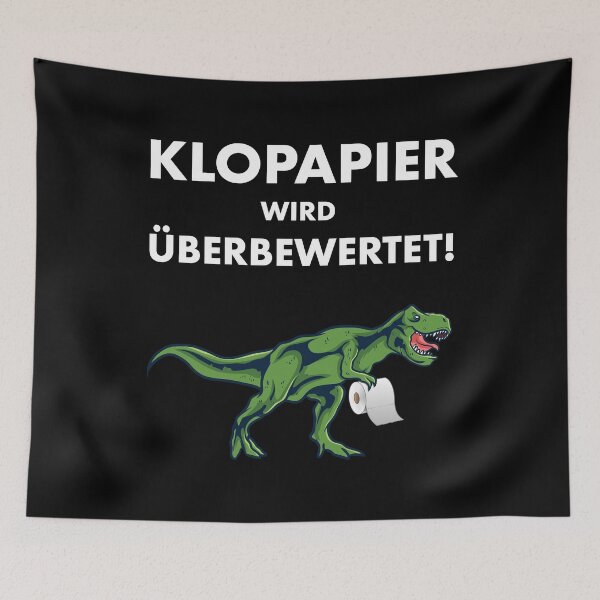 Item preview, Toilet paper overrated T-Rex Dino saying design gift design designed and sold by InesK-Design.