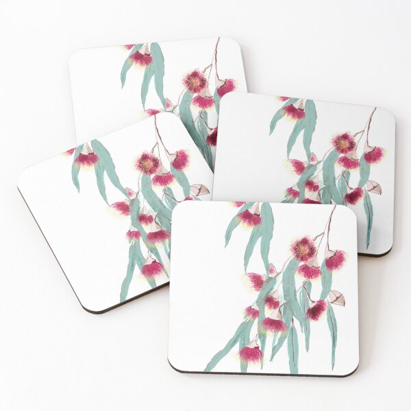 Item preview, Gum tree flowers, australian native plants designed and sold by orangerinka.