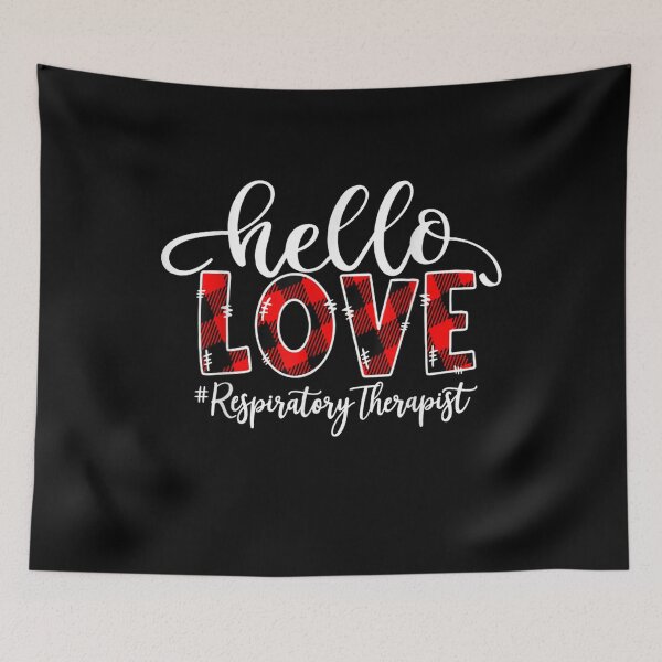 Item preview, Hello Love Respiratory Therapist Flannel Valentine's Day designed and sold by shirleyfinley.