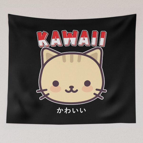 Item preview, Kawaii Cat Cute Japanese Kitten Japan Anime Fans designed and sold by 123428094.
