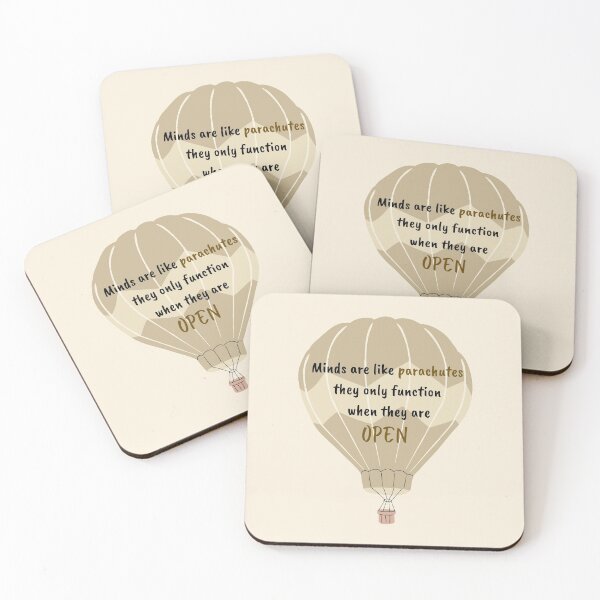 Item preview, Minds are like parachutes they only function  when they are open designed and sold by Cozy-Dreams.