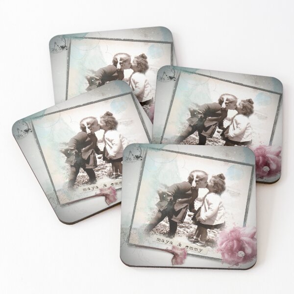 Item preview, Days of Innocence - Maya & Emmy II - Vintage Photo Restoration designed and sold by © Maya Lavda || wocado.
