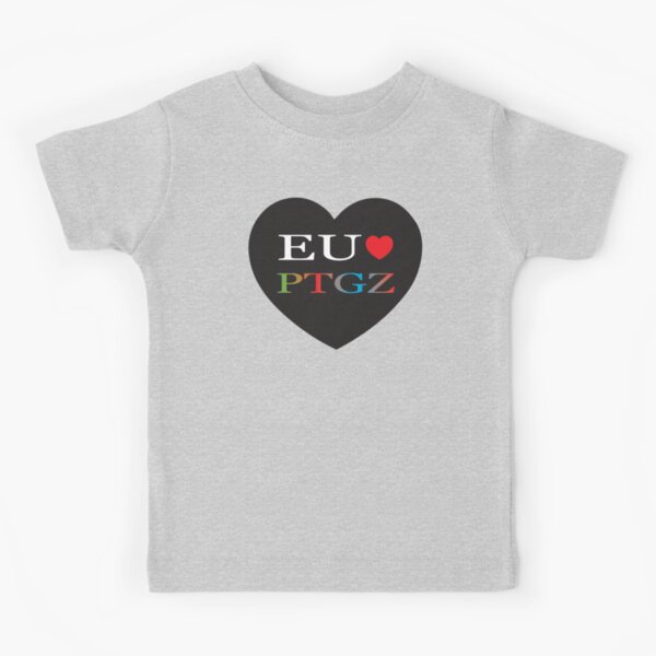 Eu Amo PTGZ Camiseta para niños