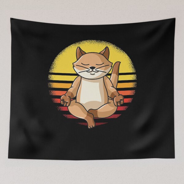 Item preview, Kitten Yoga Mandala Spiritual Cat yoga women designed and sold by 123428094.
