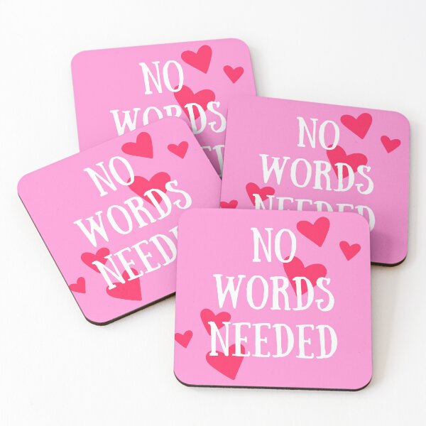 Item preview, No Words Needed - Valentines Hearts designed and sold by Zentropik.