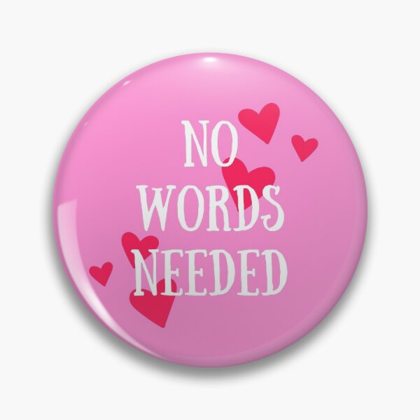 Item preview, No Words Needed - Valentines Hearts designed and sold by Zentropik.