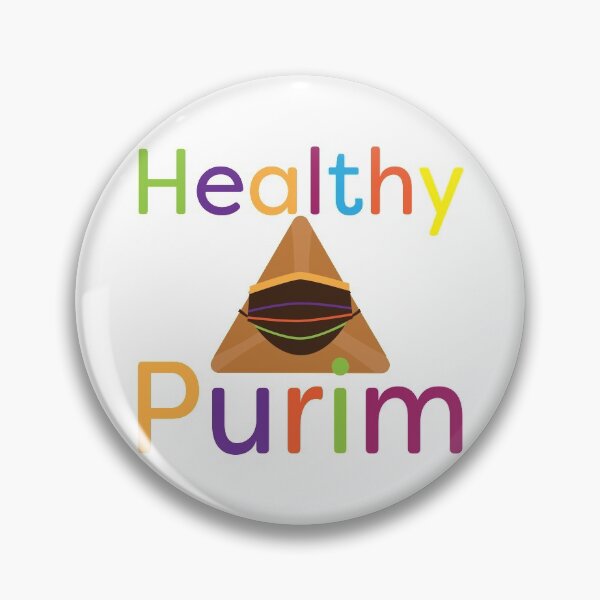 Item preview, Funny colorful healthy Purim greeting designed and sold by sigdesign.