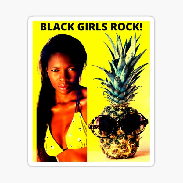 "BLACK GIRLS ROCKS!" Sticker