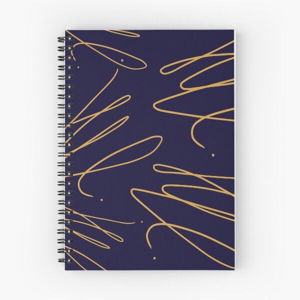 Item preview, Golden scratches on blue background designed and sold by printhappy.