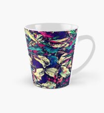 Contemporary Chic Watercolor Dragon Lilies Flowers Tall Mug
