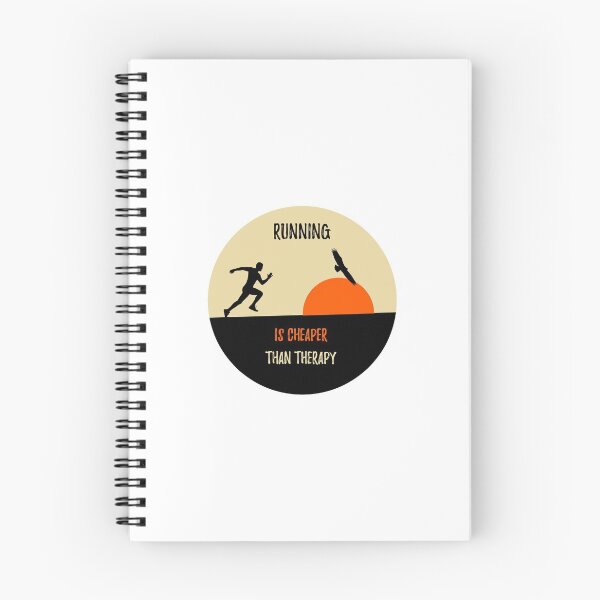 Item preview, running is cheaper than therapy designed and sold by GraphicBit.