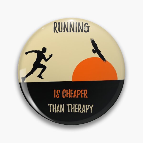 Item preview, running is cheaper than therapy designed and sold by GraphicBit.