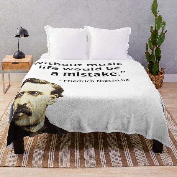 Item preview, Friedrich Nietzsche Music Quote designed and sold by avit1.
