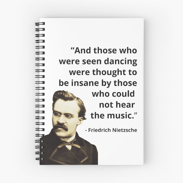 Item preview, Friedrich Nietzsche Insanity Quote designed and sold by avit1.