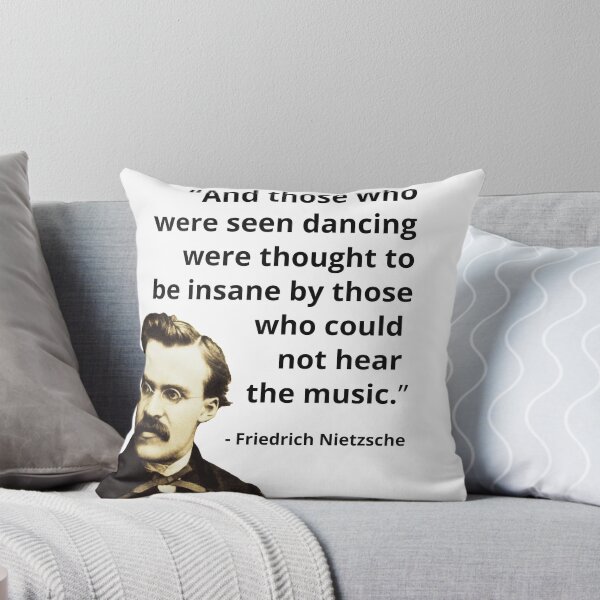 Item preview, Friedrich Nietzsche Insanity Quote designed and sold by avit1.