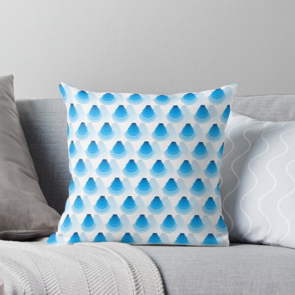 Item preview, Blue geometric shape illusion pattern design for any kind of printing background  designed and sold by SHOHANA.