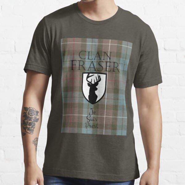 Outlanderclan Fraser T Shirt For Sale By Sassenach616 Redbubble Outlander T Shirts 