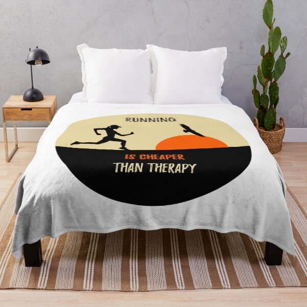 Item preview, Running is cheaper than therapy designed and sold by GraphicBit.