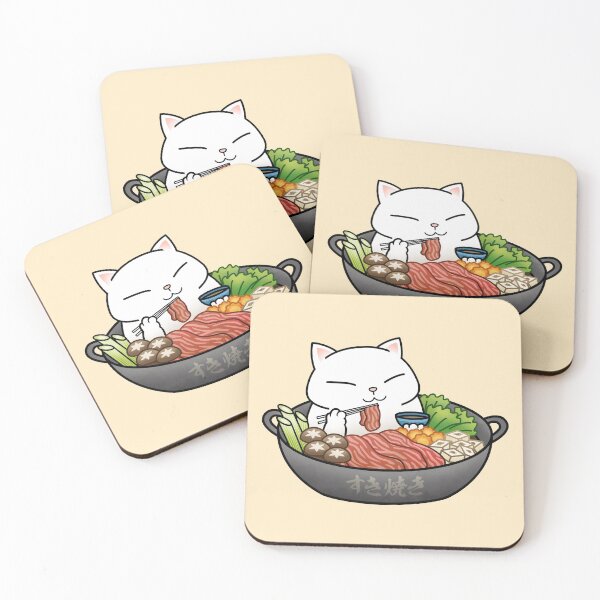 Item preview, Chubby Cats Sukiyaki Cat designed and sold by Takeda-art.